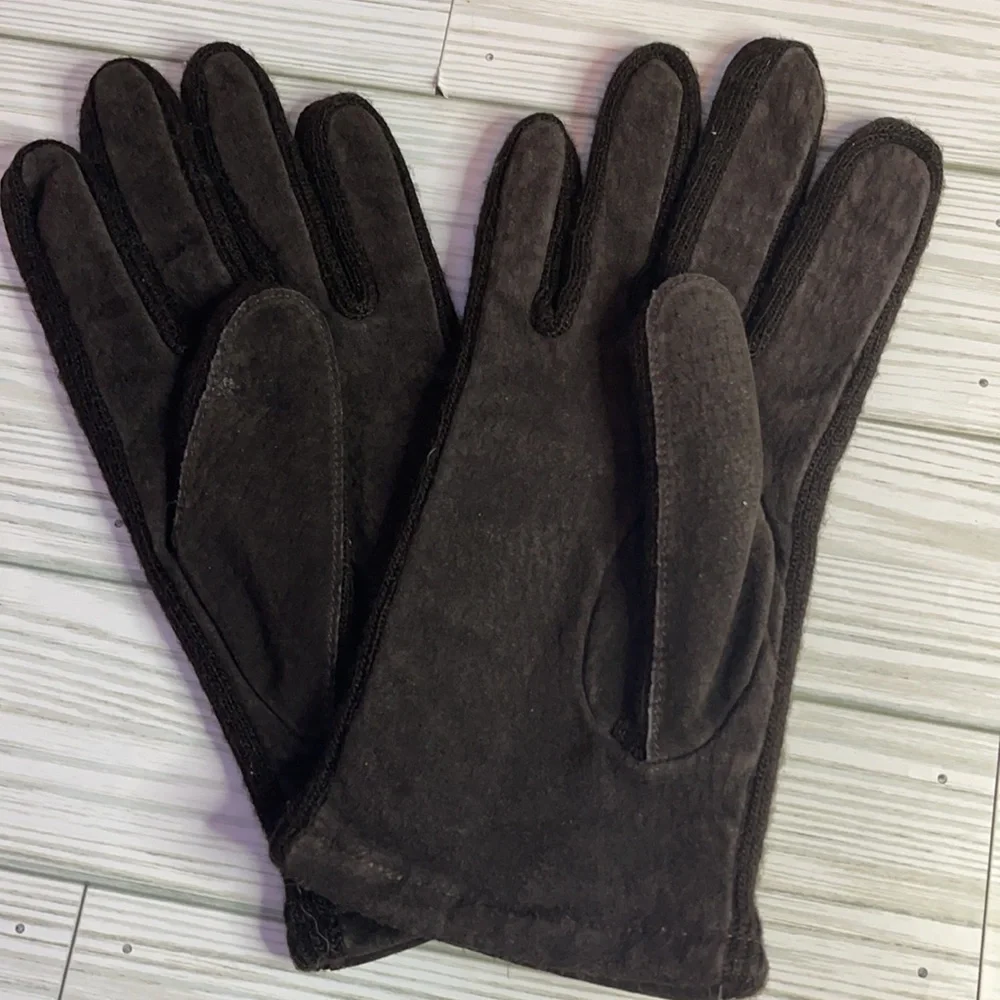 🔥 SALE Black Suede Gloves | Size Large/XL